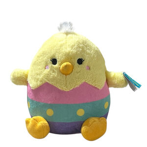 Squishmallow Kellytoy Original Aimee Chick Easter Egg Plush 2022 Stuffie 8” NWT